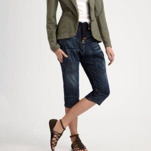 CURRENT/ELLIOTT x MARNI Seam Patch Boyfriend Jeans